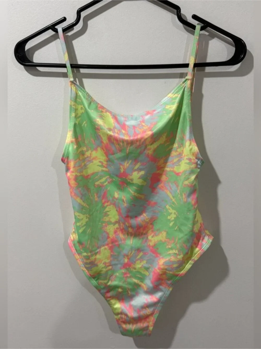 H&M Multicolor Tie-Dye Cut-Out One-Piece Swimsuit – M